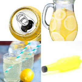 4 pics 1 word 5 letters pitcher of lemon water